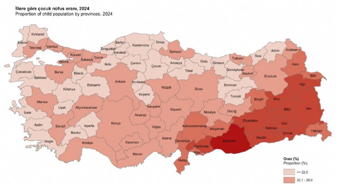 Erzurum Çocuk Nüfus istatistikleri açıklandı        